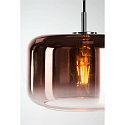 SLV Pendant luminaire PANTILO 28, E27, open cable end, copper