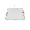 LED Ceiling recessed luminaire SENSER 24 LED, square, 1200lm, IP20, white, 3000K