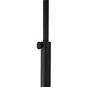SLV floor lamp FENDA BOW BASIS with switch, without shade, adjustable, with lamp socket E27 IP20, black 