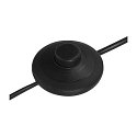 SLV floor lamp FENDA BOW BASIS with switch, without shade, adjustable, with lamp socket E27 IP20, black 