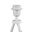SLV Table lamp FENDA BASE II Tripod, E27 max. 40W, shade excl., white
