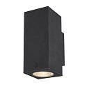 SLV Premium-LED Outdoor Wall luminaire ENOLA SQUARE UP/DOWN CCT, IP65 IK02, M-size, 19W 3000 / 4000K 1480 / 1680lm 38�, CRi>90