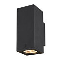 SLV Premium-LED Outdoor Wall luminaire ENOLA SQUARE UP/DOWN CCT, IP65 IK02, M-size, 19W 3000 / 4000K 1480 / 1680lm 38�, CRi>90
