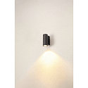 Premium-LED Outdoor Wall luminaire ENOLA ROUND SINGLE CCT, IP65 IK02, S-size, 6W 3000 / 4000K 390 / 450lm 30�, CRi>90