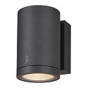 Premium-LED Outdoor Wall luminaire ENOLA ROUND SINGLE CCT, IP65 IK02, M-size, 10W 3000 / 4000K 720 / 820lm 38�, CRi>90