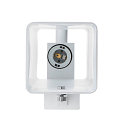 SLV Wall luminaire QUADRASS SPOT Indoor, E27, with LED Spot 2W, 3000K, 200lm, white