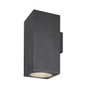 SLV Premium-LED Outdoor Wall luminaire ENOLA SQUARE UP/DOWN CCT, IP65 IK02, L-size, 53W 3000 / 4000K 5400 / 6000lm 30�, CRi>90