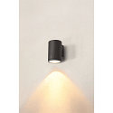 SLV Premium-LED Outdoor Wall luminaire ENOLA ROUND SINGLE CCT, IP65 IK02, L-size, 35W 3000 / 4000K 3100 / 3400lm 38�, CRi>90