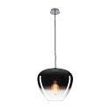 SLV Pendant luminaire PANTILO CONVEX 40 Indoor, E27, chrome, with canopy