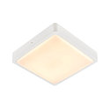LED Wall / Ceiling luminaire AINOS SQUARE Outdoor, 17W, 1300lm, CCT switch 3000/4000K, white