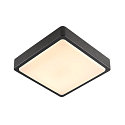 LED Wall / Ceiling luminaire AINOS SQUARE Outdoor, 17W, 1300lm, CCT switch 3000/4000K, anthracite