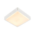 LED Wall / Ceiling luminaire AINOS SQUARE SENSOR Outdoor, 18W, 1300lm, CCT switch 3000/4000K, white