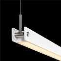 SLV LED Pendant luminaire NOYA PD PHASE, CCT switch, 2700/3000K, 1861/2025lm, IP20, white