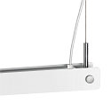 SLV LED Pendant luminaire NOYA PD PHASE, CCT switch, 2700/3000K, 1861/2025lm, IP20, white