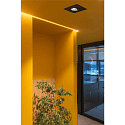 SLV LED Ceiling recessed luminaire NUMINOS DL M, 3000K, IP20, rotatable / pivotable, 40�, 1500lm, UGR 20, black/black