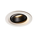 LED Ceiling recessed luminaire NUMINOS DL M, 3000K, IP20, rotatable / pivotable, 40�, 1500lm, UGR 20, white/black