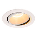 LED Ceiling recessed luminaire NUMINOS DL XL, 2700K, IP20, rotatable / pivotable, 40�, 3500lm, UGR 18, white/white