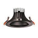 SLV LED Ceiling recessed luminaire NUMINOS DL XL, 3000K, IP20, rotatable / pivotable, 40�, 3300lm, UGR 21, black/black