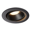 LED Ceiling recessed luminaire NUMINOS DL XL, 3000K, IP20, rotatable / pivotable, 55�, 3300lm, UGR 22, black/black