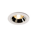 LED Ceiling recessed luminaire NUMINOS DL S, 3000K, IP20, 20�, 700lm, UGR 16, white/chrome