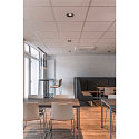 SLV LED Ceiling recessed luminaire NUMINOS DL M, 2700K, IP20, 55�, 1460lm, UGR 21, black/black