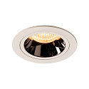 LED Ceiling recessed luminaire NUMINOS DL M, 2700K, IP20, 40�, 1550lm, UGR 17, white/chrome