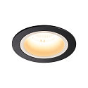 LED Ceiling recessed luminaire NUMINOS DL M, 3000K, IP20, 20�, 1600lm, UGR 20, black/white