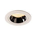 LED Ceiling recessed luminaire NUMINOS DL M, 3000K, IP20, 55�, 1550lm, UGR 19, white/chrome