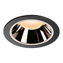 LED Ceiling recessed luminaire NUMINOS DL XL, 2700K, IP20, 20�, 3400lm, UGR 17, black/chrome