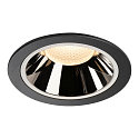 LED Ceiling recessed luminaire NUMINOS DL XL, 3000K, IP20, 55�, 3500lm, UGR 19, black/chrome