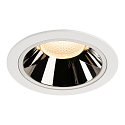 LED Ceiling recessed luminaire NUMINOS DL XL, 3000K, IP20, 55�, 3500lm, UGR 19, white/chrome
