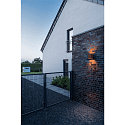 SLV LED Outdoor luminaire RUSTY� UP/DOWN WL Wall luminaire, square, CCT switch, 3000/4000K, 39lm, IP65, rust
