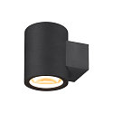 SLV LED Wall luminaire OCULUS UP/DOWN WL, 2000-3000K, 22-555lm, IP20, black