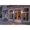 SLV LED Outdoor luminaire OVALISK WL LED Wall luminaire with sensor, CCT switch, 3000/4000K, 560/600lm, IP65, anthracite