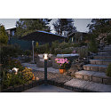 SLV LED Outdoor luminaire OVALISK 100 FL LED Floor lamp, CCT switch, 3000/4000K, 560/600lm, IP65, anthracite