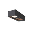 LED Outdoor luminaire ESKINA FRAME WL DOUBLE LED Wall luminaire, CCT switch, 3000/4000K, 1100/1200lm, IP65, anthracite