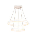 LED Pendant luminaire ONE DOUBLE PD PHASE UP/DOWN, CCT switch, 2700/3000K, 615/635lm, white