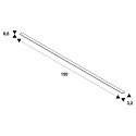 Accessories for LED Strip GRAZIA 20 Cover, IP20, 1,5m, flat, frosted, plastic PC