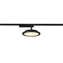 LED 1-phase spot PANEL TRACK, round, 20cm, 18W, 3000K, black