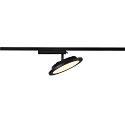 LED 1-phase spot PANEL TRACK, round, 20cm, 18W, 3000K, black