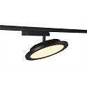 LED 1-phase spot PANEL TRACK, round, 20cm, 18W, 3000K, black