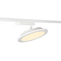 SLV LED 1-phase spot PANEL TRACK, round, 20cm, 18W, 3000K, white