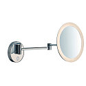LED Wall luminaire MAGANDA WL Make-up mirror, CCT switch, 2700/3000/4000K, IP44, chrome