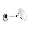 SLV LED Wall luminaire MAGANDA WL Make-up mirror, CCT switch, 2700/3000/4000K, IP44, chrome