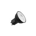 LED reflector lamp QPAR51, GU10, 6W 3000K 460lm 38�, CRi >90, dimmable, black