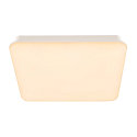 Wall / Ceiling luminaire SIMA SENSOR, square, 3000K, 2150lm, IP44, white