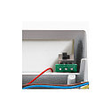 SLV LED Outdoor Wall luminaire SITRA S WL SINGLE, CCT switch, 3000/4000K, white