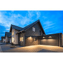 SLV LED Outdoor Wall luminaire SITRA S WL SINGLE, CCT switch, 3000/4000K, white