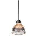 Pendant luminaire PARA DOME E27, black