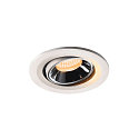LED Ceiling recessed luminaire NUMINOS� MOVE S, 2700K, 20�, white/chrome